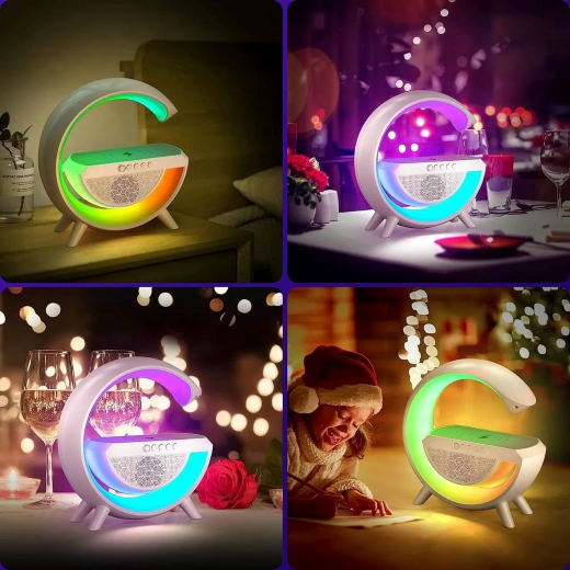 G Speaker Lamp & Alarm Clock With Charger - Image 4