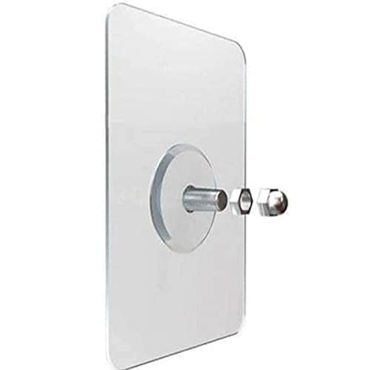 Screw Sticker Wall Hooks (Pack of 6)