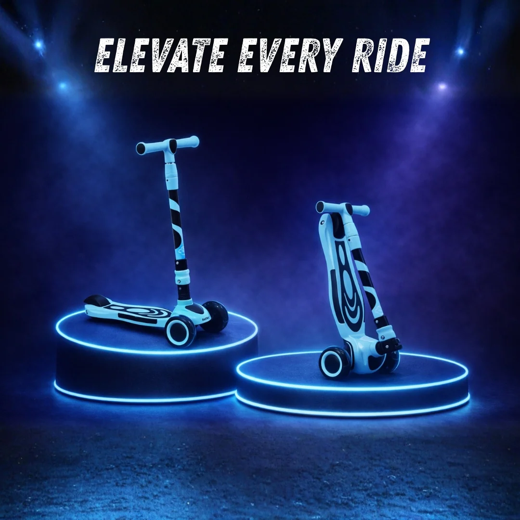 FLYI Rooster Kids 3-Wheel Scooter with LED Wheels - Image 3