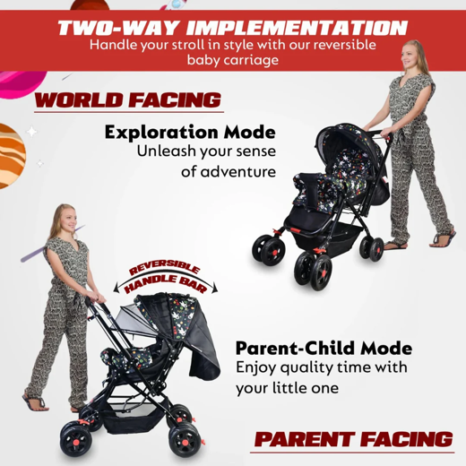 Flyi Premium Baby Stroller & Pram | 0-3 Years | All-Terrain Safety & Comfort - Image 3