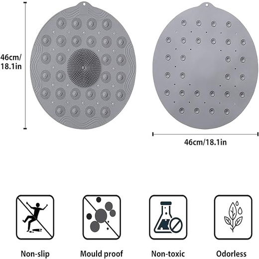 Round Bathroom Foot Mat - Image 2