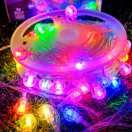 20M Roll Crystal Ball Multicolour String Light 56 Ball (Print 40M) 🔮 ✨