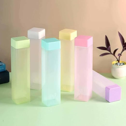 Frosty Square Plastic Water Bottle