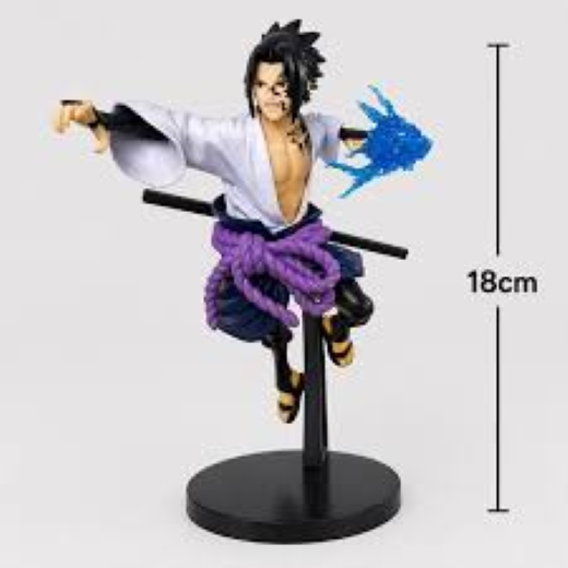 Sasuke Uchiha Fireball Chidori Action Figure — 18 cm