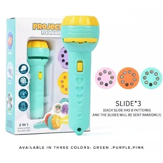 Mini Projector Torch for Kids (3 slides) - Image 2