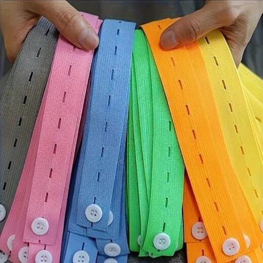 Elastic With Button