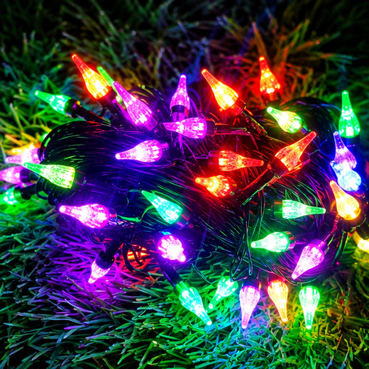 30M Multicolour Temple Design String Light 62 Bulb (Print 50M)