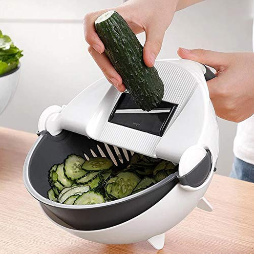 9 in 1 Multifunction Rotate Vegetable Cutter - Image 3