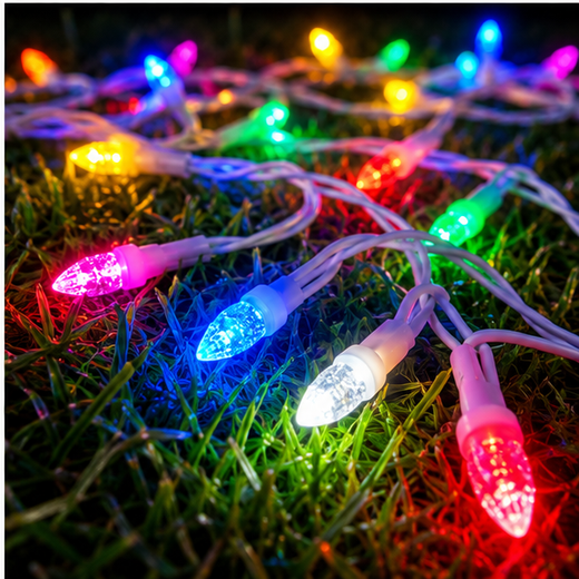 25M Rocket String Light with Different Flashing Modes 94 Bulb (Print 35M) 🚀✨ - Image 4