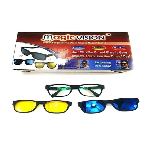 3 in1 Magic Vision Sun Glasses