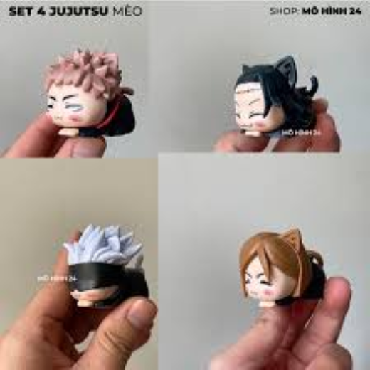 Set of 4 sleeping gojo figures - Image 4