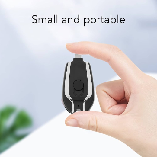 Small Portable Emergency Keychain Power Bank (Apple Pin) - Image 4