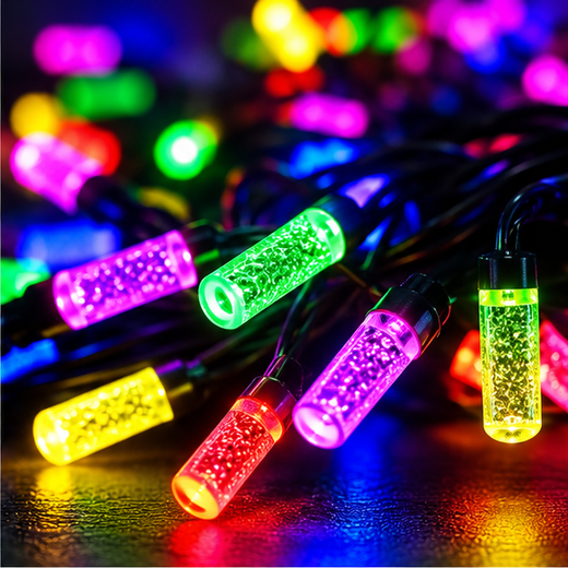 40M Long Fiber Multicolour String Light 82 Bulb (Print 60M) - Image 2