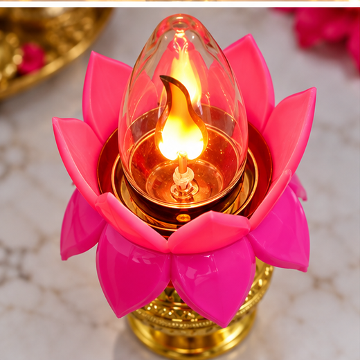 Kalash Lotus Flickering Pooja Stand 🪷 - Image 3