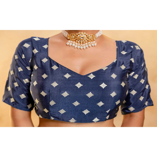 Off White Crepe Silk Foil Printed Saree - Image 2