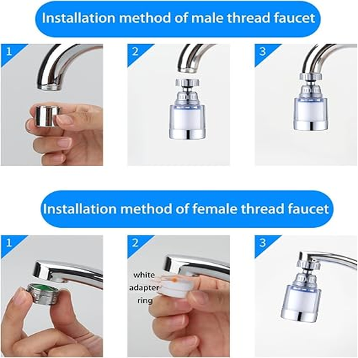 360-Degree Rotating Water Faucet Filter - Image 3