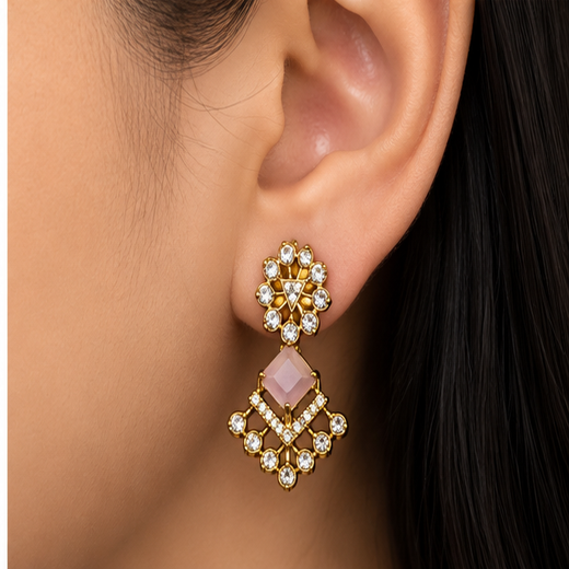 Matte Finishing Earring - Image 4