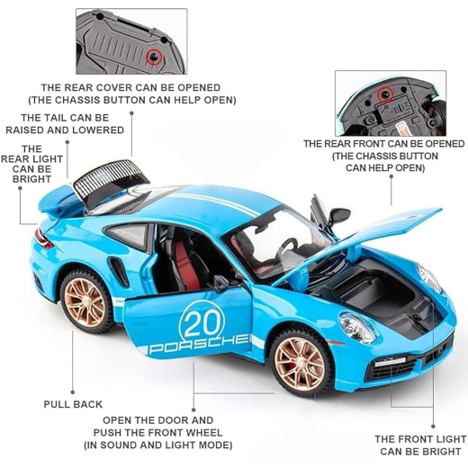 Small Die Cast Porsche - Image 3