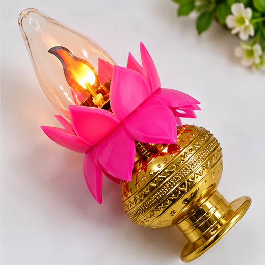 Kalash Lotus Flickering Pooja Stand 🪷 - Image 2