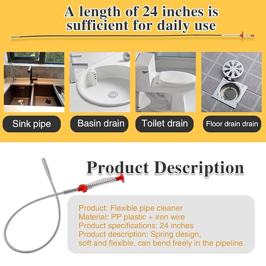Stainless Steel Hair Catching Drain Cleaner - Image 4