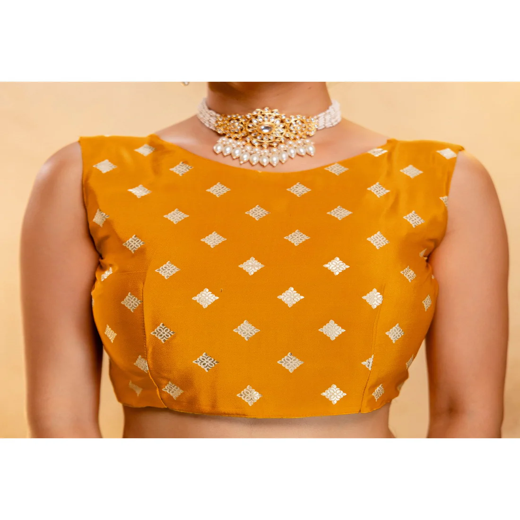 Beige Crepe Silk Foil Printed Saree - Image 2