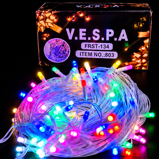 35M Multicolour Frosed String Light (140/124 Bulb) (Print 50M) ✨ - Image 3