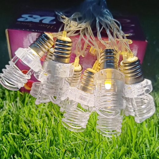 Big Holder Design Crystal Bulb String Light (10 Bulb) ✨💡 - Image 2