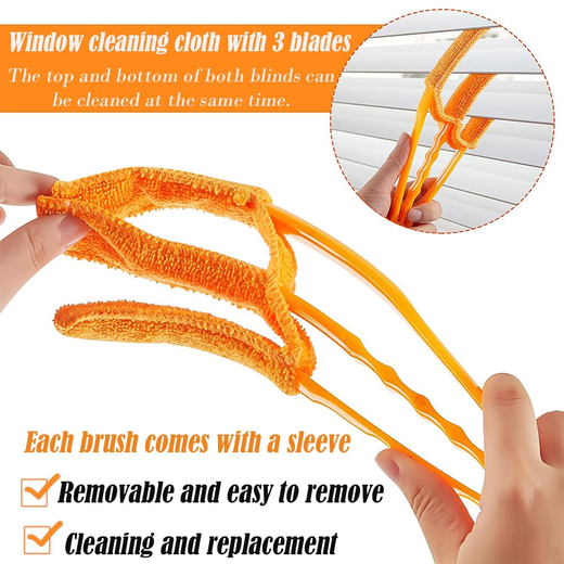 Microfiber Duster Set Window Brush - Image 3