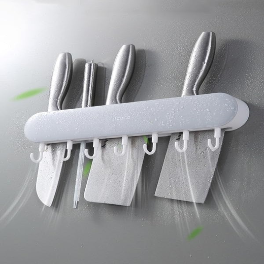Multifunctional Plastic Easy Installation Utensils Organiser with Hook