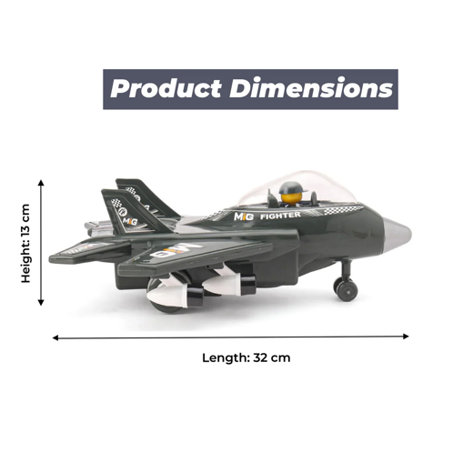 FLYI MiG Fighter Toy Action Jet Plane Toy(3+ Years) - Image 4