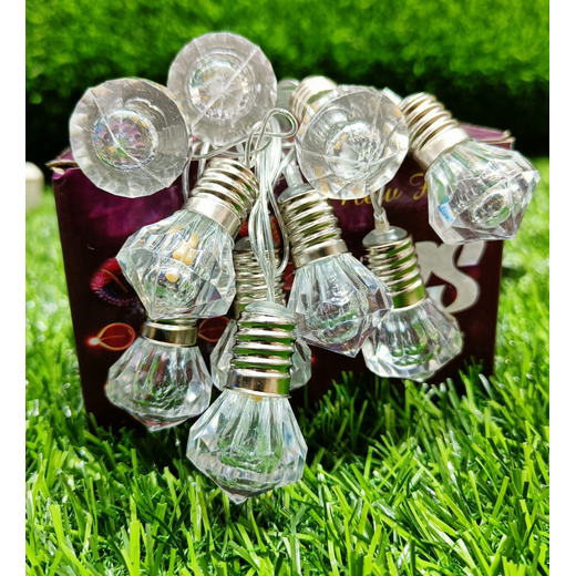 Big Holder Design Crystal Bulb String Light (10 Bulb) ✨💡 - Image 3