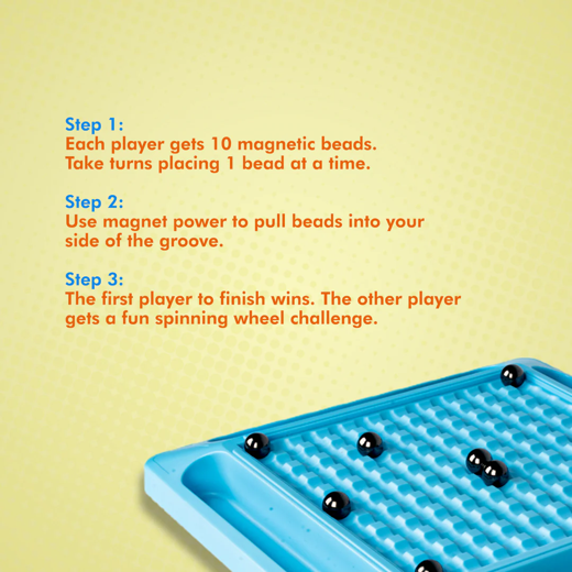 FLYI Magnetic Chess Board Game with 20 Magnet Coins for Kids & Adults - Image 2