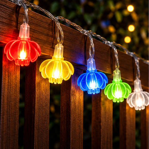 Rainbow Flower String Light (14 Lamp) 🌈 - Image 3
