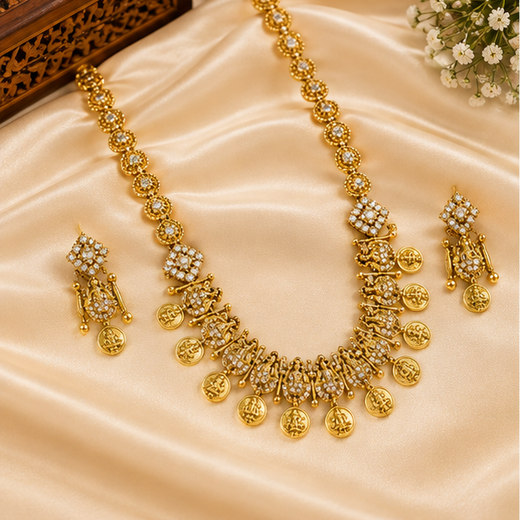 Matte finishing new design Bottumala Long Haram Necklace - Image 3