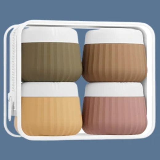 4PCS Silicone Cream Jar - Image 2