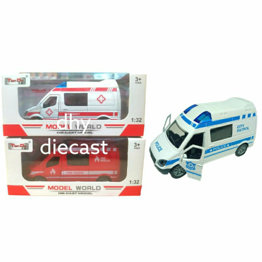Small Die Cast Ambulance - Image 4