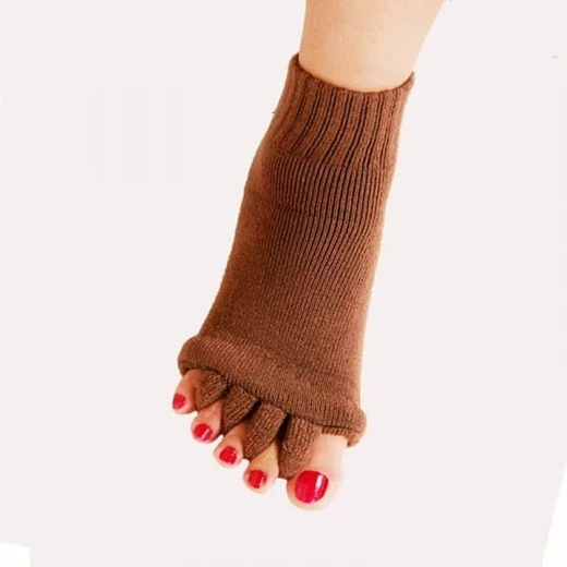 5 Toe High Tube Yoga Socks - Image 3