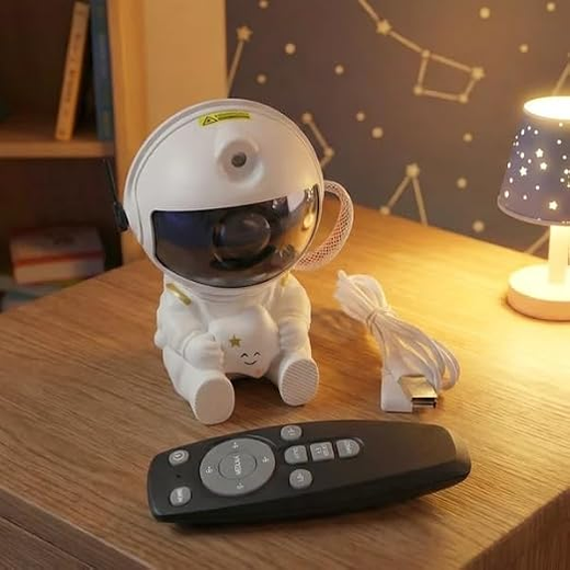 Astronaut Galaxy Star Projector Remote-Controlled Night Light - Image 2