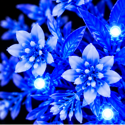 32 Bulb Blue Light Patta String Light ✨ - Image 2