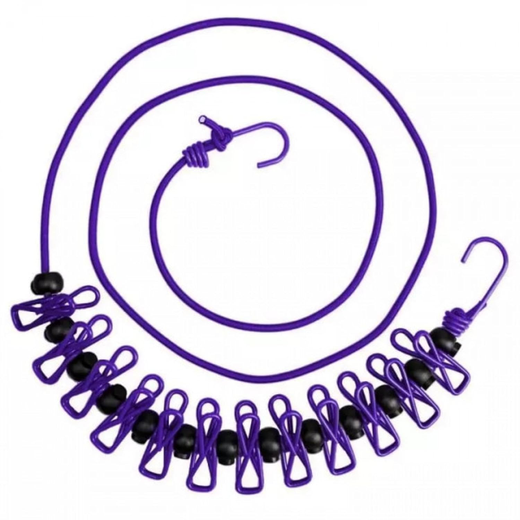 Portable Clothesline with 12 Clips (Dori) - Image 3