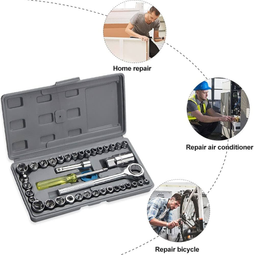 40 In 1 Tool Kit - Image 4