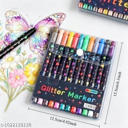 Metal HighLighter Pen For Kids (12 PCS) - Image 3