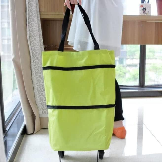 Polyester foldable Trolley Carry Bag - Image 3