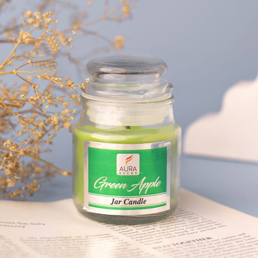Cookie Fragrance Jar Candle (Green Apple)🕯️