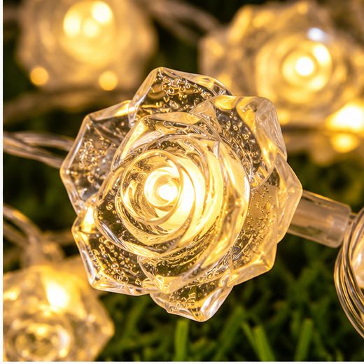 Crystal Rose String Light (10 Rose) ✨ - Image 2