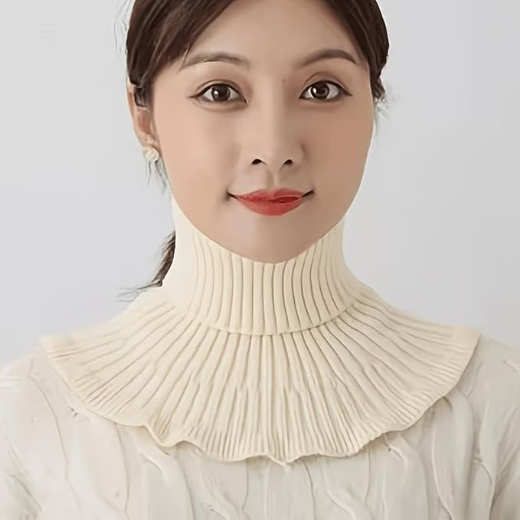 KNITTED FAKE COLLAR - Image 4