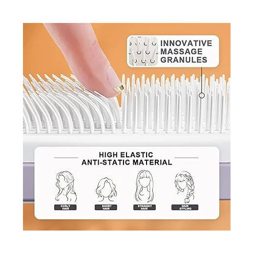 Self-Cleaning Hair Brush Comb - Image 2