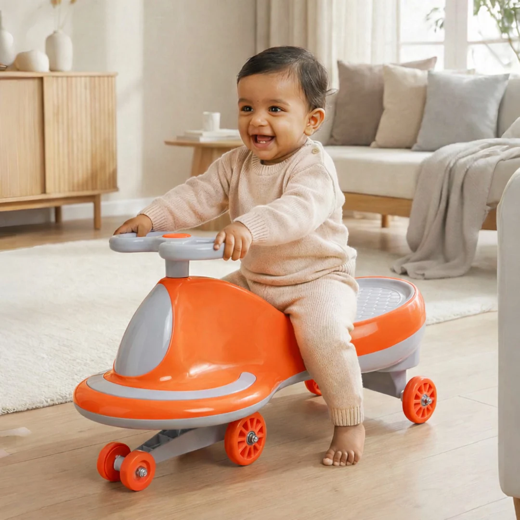 Twisting Ride On Toys - Swing Car for Kids (2–10 Years) Red