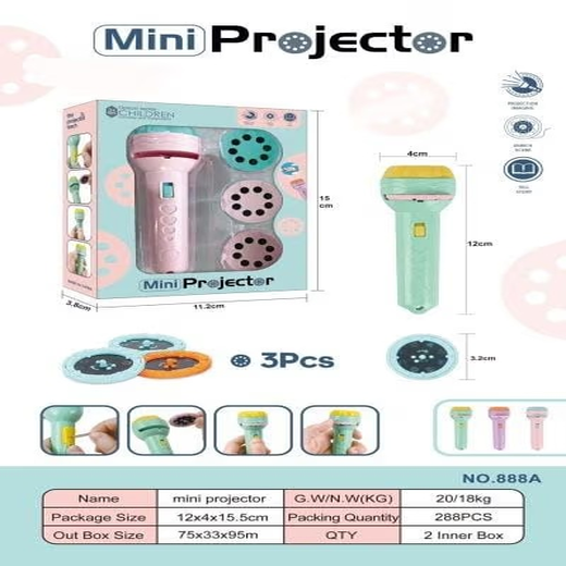 FLASHLIGHT DRAWING PROJECTOR