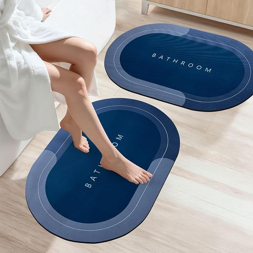 Anti-Slip Bathroom Mat (Pack of 3)